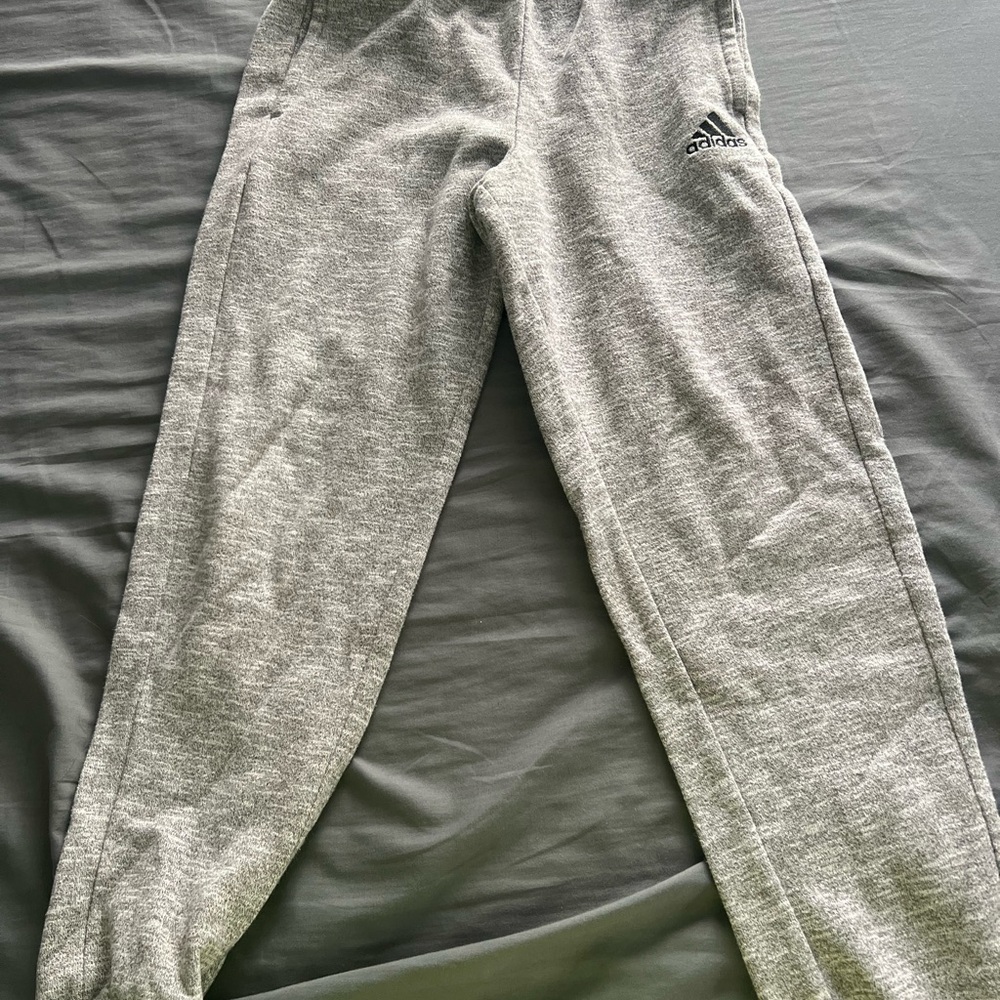 adidas Light Heather Gray Sweatpants